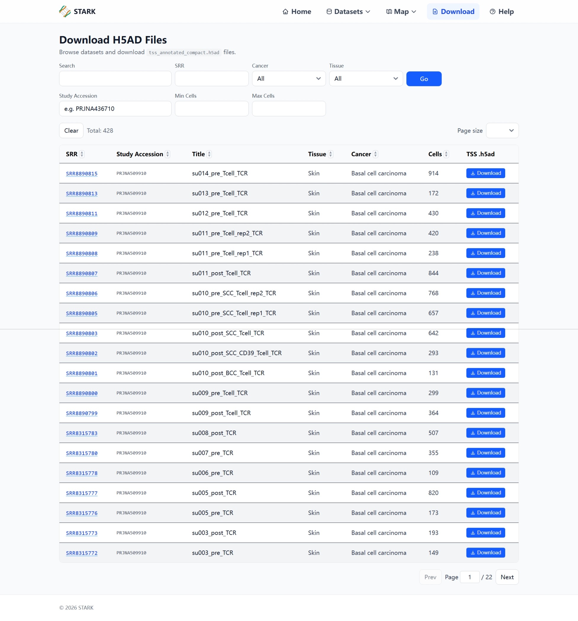 Download page screenshot